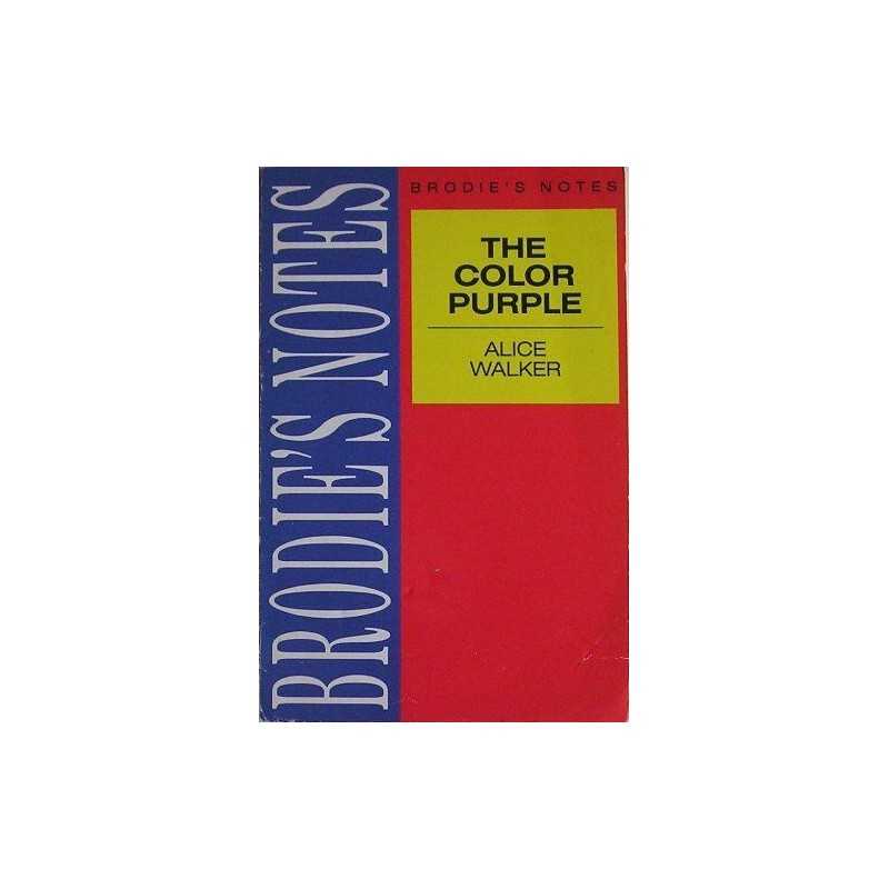 Brodies Notes on Alice Walkers Color Purple (... by Picton, Marian Paperback