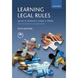 Learning Legal Rules: A Students Guide to Legal Method and Reasoni... Paperback