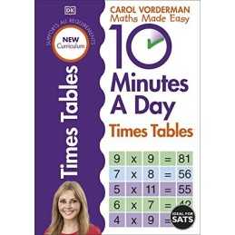 10 Minutes A Day Times Tables, Ages 9-11 (Key Stage 2): S... by Vorderman, Carol