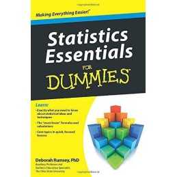 Statistics Essentials For Dummies by Rumsey, Deborah J. Paperback Book