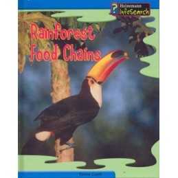 Rainforest Food Chains (Food Chains and Webs) by Emma Lynch Hardback Book The
