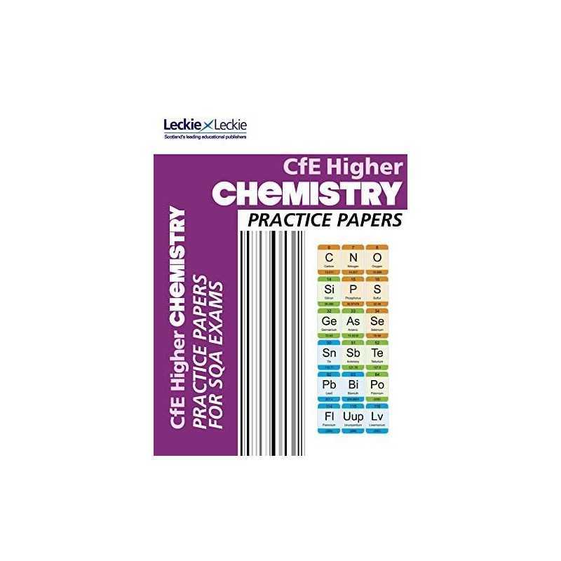 Practice Papers for SQA Exam Revision - Higher Chemistry Practice P... by Leckie