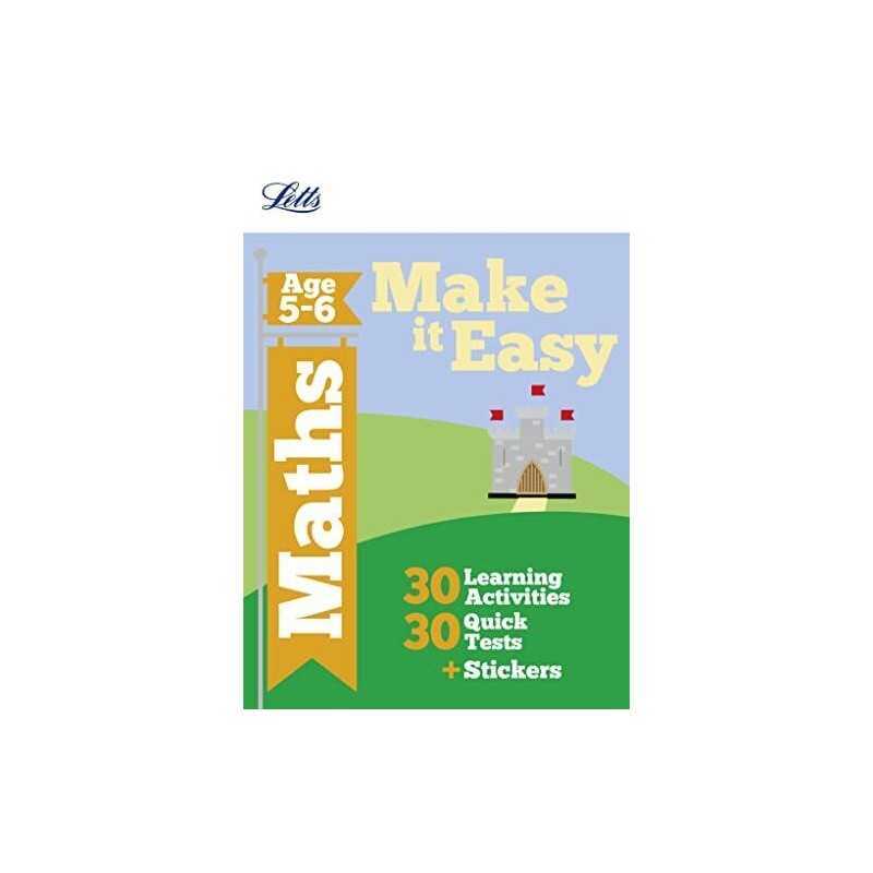 Maths Age 5-6 (Letts Make It Easy Complete Editions) by Patilla, Peter Book The