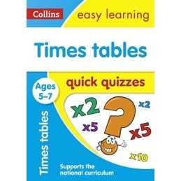 Times Tables Quick Quizzes Ages 5-7: Ideal for home l... by Collins Easy Learnin