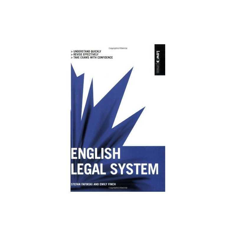 Law Express: English Legal System by Fafinski, Stefan Paperback Book