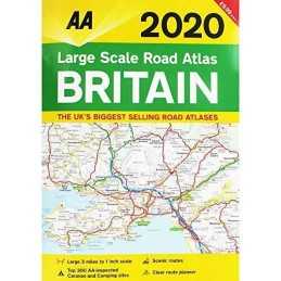 Large Scale Atlas Britain 2020 Brabbag by Aa Publishing Book