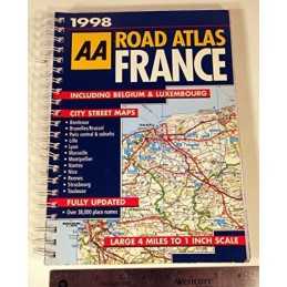 Big Road Atlas France, Belgium and Luxembou... by Automobile Associati Paperback