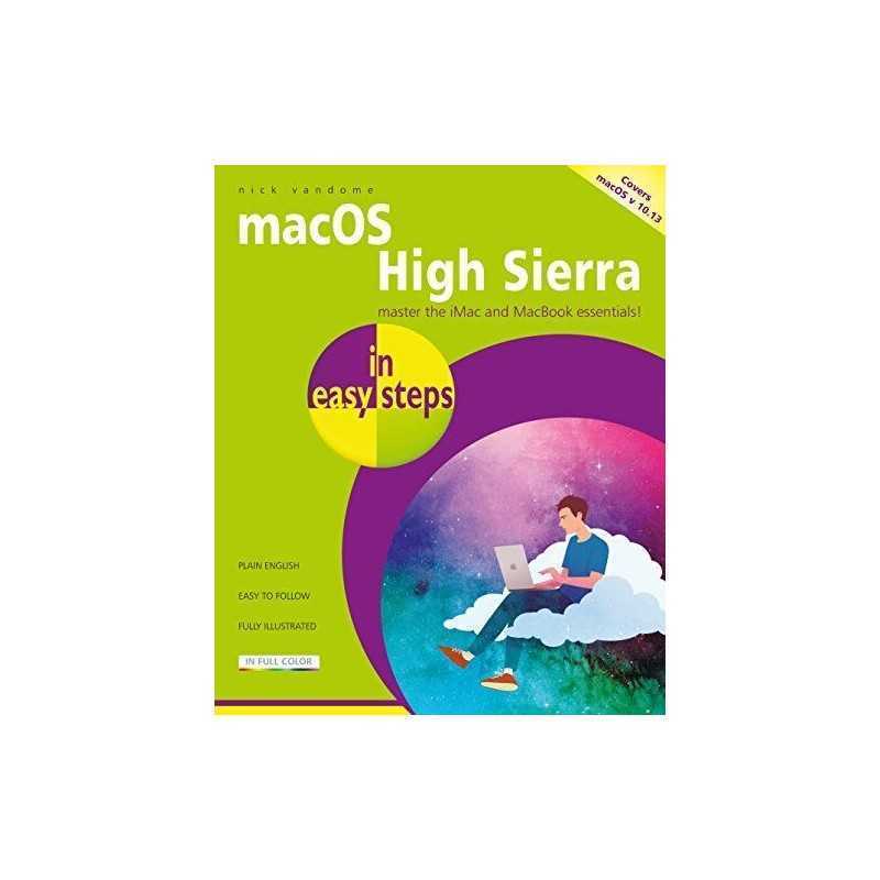 macOS High Sierra in easy steps - cove..., Nick Vandome