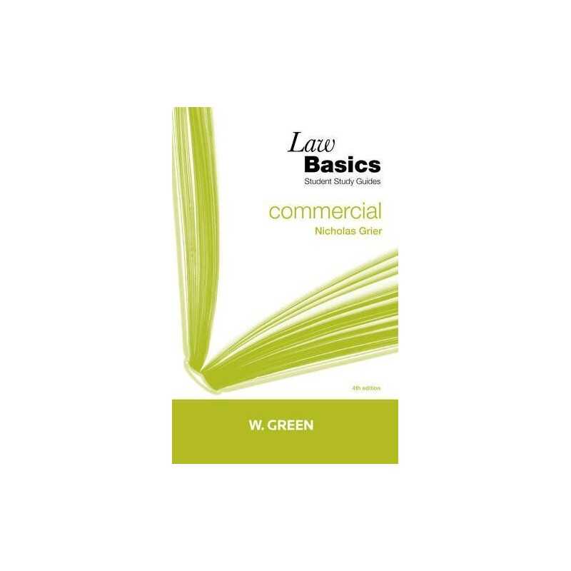 Commercial Law Basics by Nicholas Grier Paperback Book