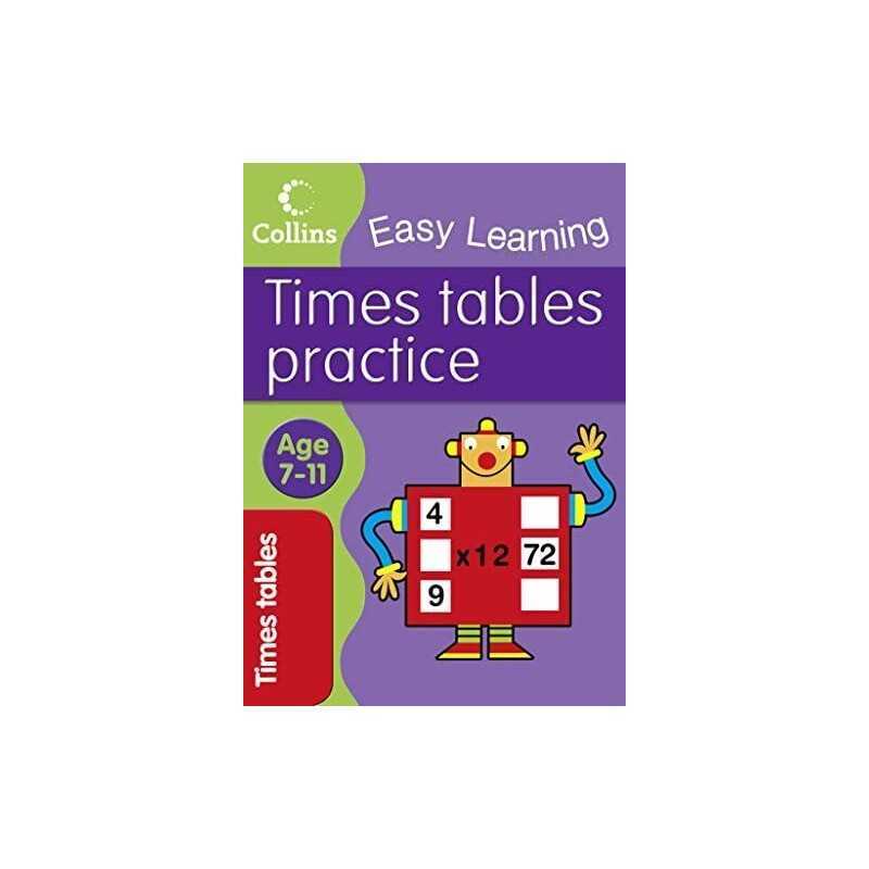 Times Tables Practice: Great activities for... by Collins Easy Learnin Paperback