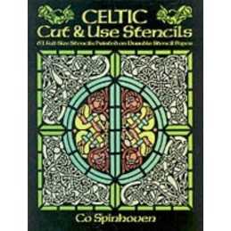 Celtic Cut & Use Stencils: 61 Full-Size St... by Co Spinhoven Other printed item