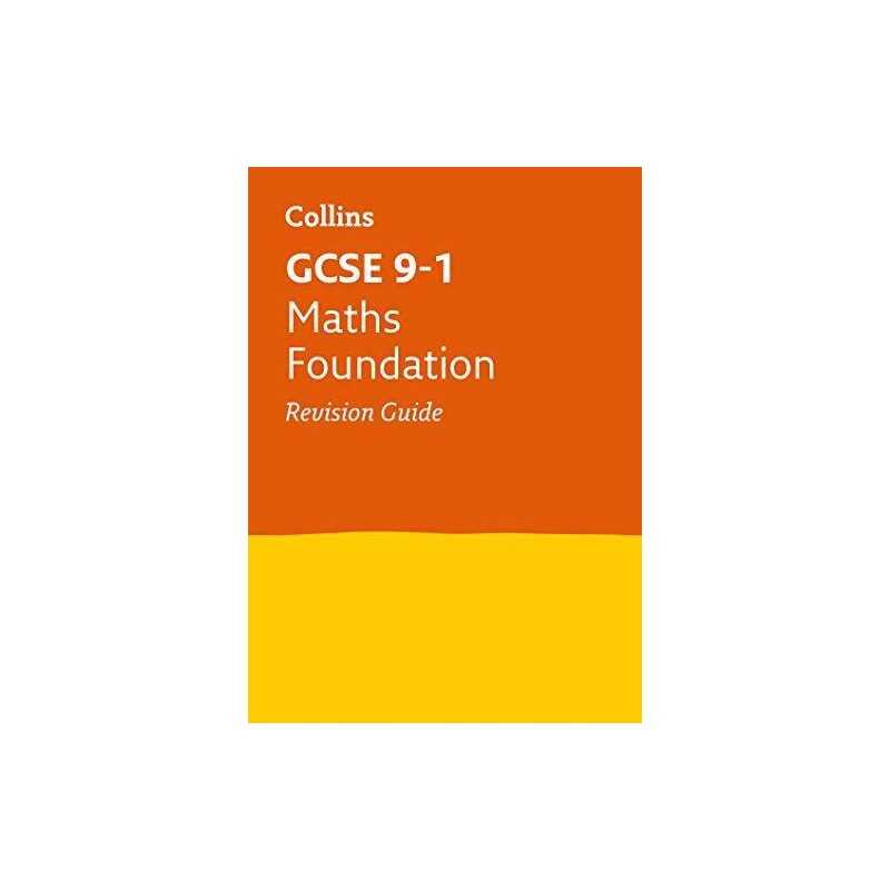GCSE 9-1 Maths Foundation Revision Guide: For the 2020 Autumn... by Collins GCSE