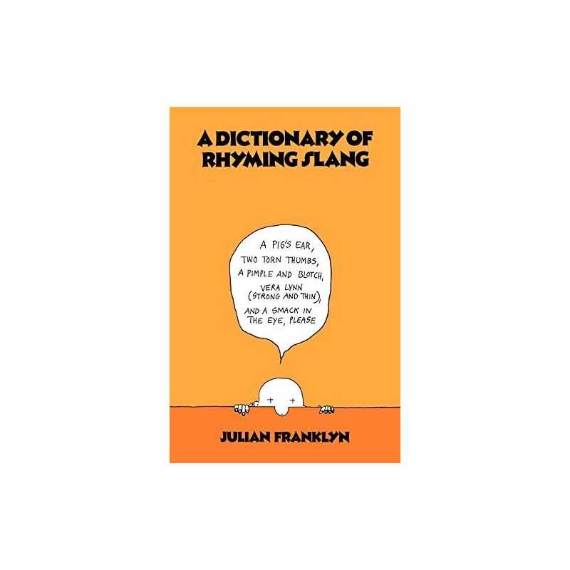 A Dictionary of Rhyming Slang by Franklyn, Julian Paperback Book  Fast