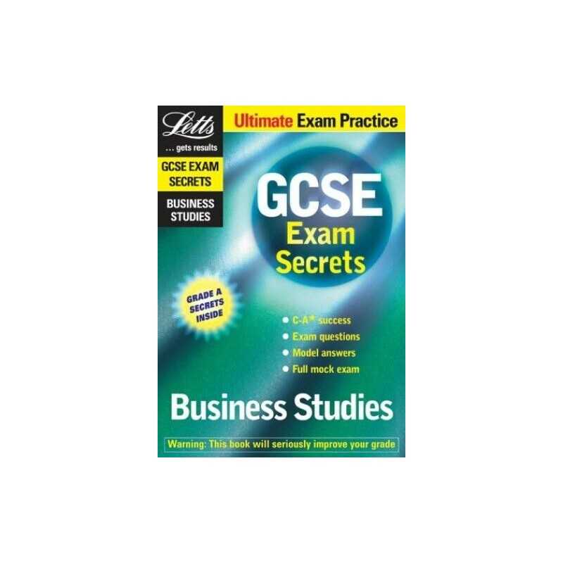 GCSE Exam Secrets: Business Studies (Revise AS Level in a Week... Paperback Book