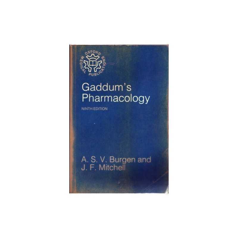 Pharmacology (Oxford Medical Publications) by Gaddum, Sir John Paperback Book