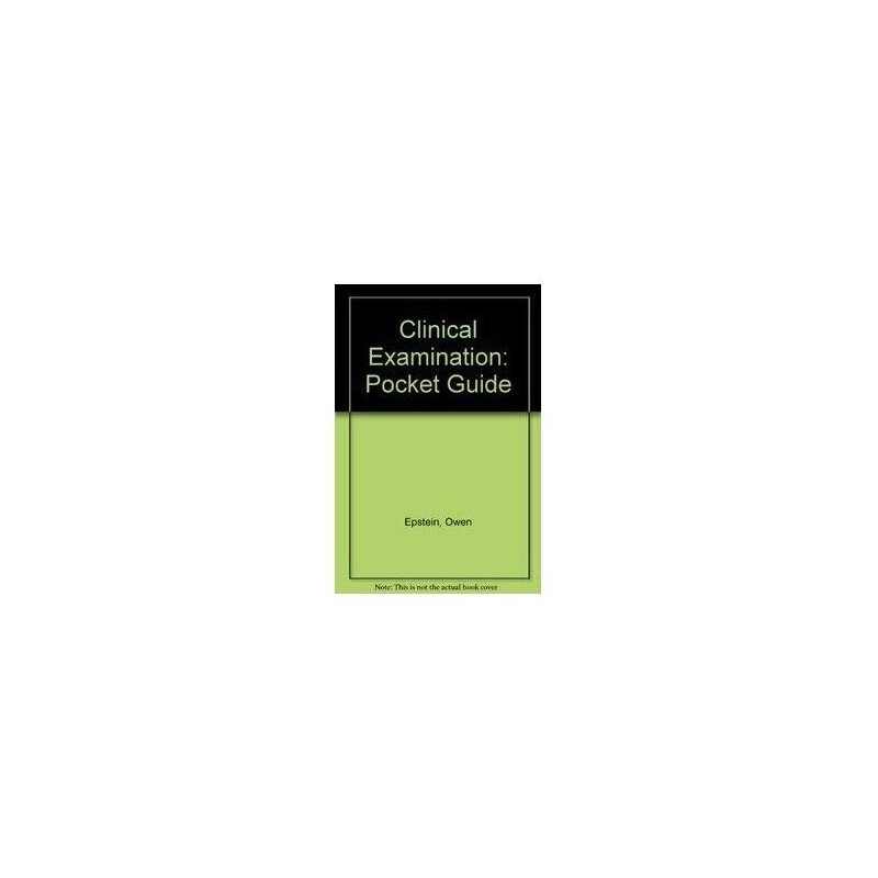 Pocket Guide (Clinical Examination), de Bono, David P.