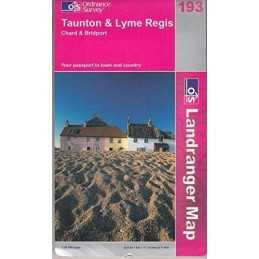 Taunton and Lyme Regis, Chard and Bridpo... by Ordnance Survey Sheet map, folded