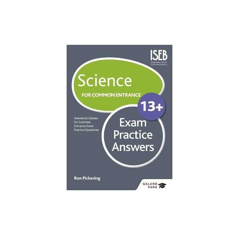 Science for Common Entrance 13+ Exam Practice Answers by Pickering, Ron Book The