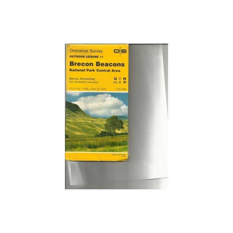 Brecon Beacons - National Park Central A... by Ordnance Survey Sheet map, folded