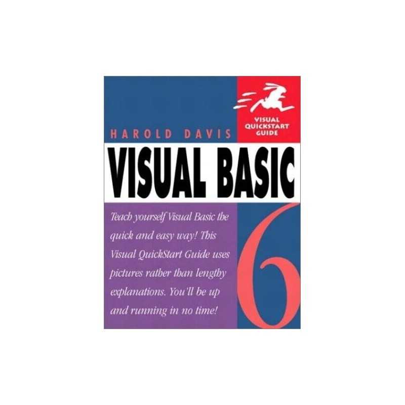 Visual Basic 6: Visual QuickStart Guide (Visual Qui... by Harold Davis Paperback