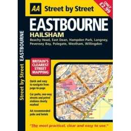 Eastbourne: Midi (AA Street by Street) by AA Publishing Paperback Book