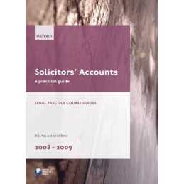 Solicitors Accounts 2008-2009: A Prac..., Baker, Janet