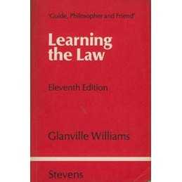 Learning the Law by Glanville L. Williams 0420463003