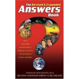 The Answers Book: Answers to the 12 Most-Asked Ques... by Ham, Sneling Paperback