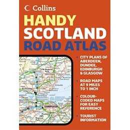 Handy Road Atlas Scotland by Collins Uk Paperback Book