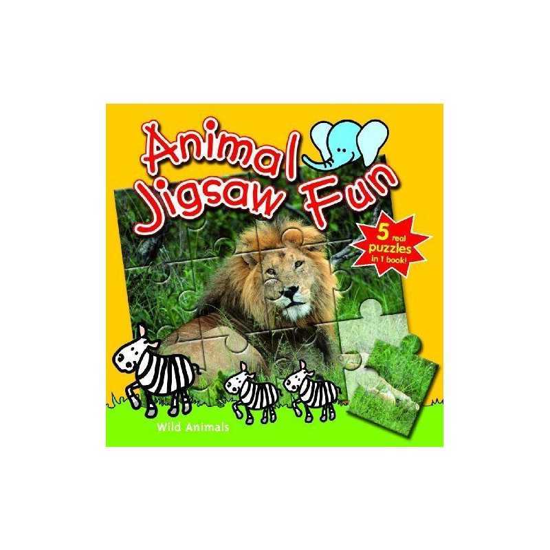 ANIMAL JIGSAW FUN WILD ANIMALS by Yo Yo Books Book