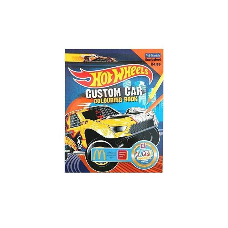 Custom Car Colouring Book EXTRA (Hot Wheels) by Hot Wheels Book  Fast