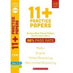 11+ Practice Papers for the CEM Test: Tests for English, Ve... by Phelps, Tracey