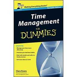 Time Management for Dummies (UK Edition) by Evans, Clare Paperback Book The