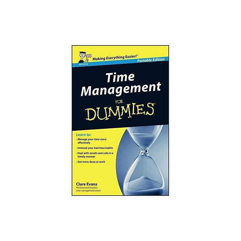 Time Management for Dummies (UK Edition) by Evans, Clare Paperback Book The