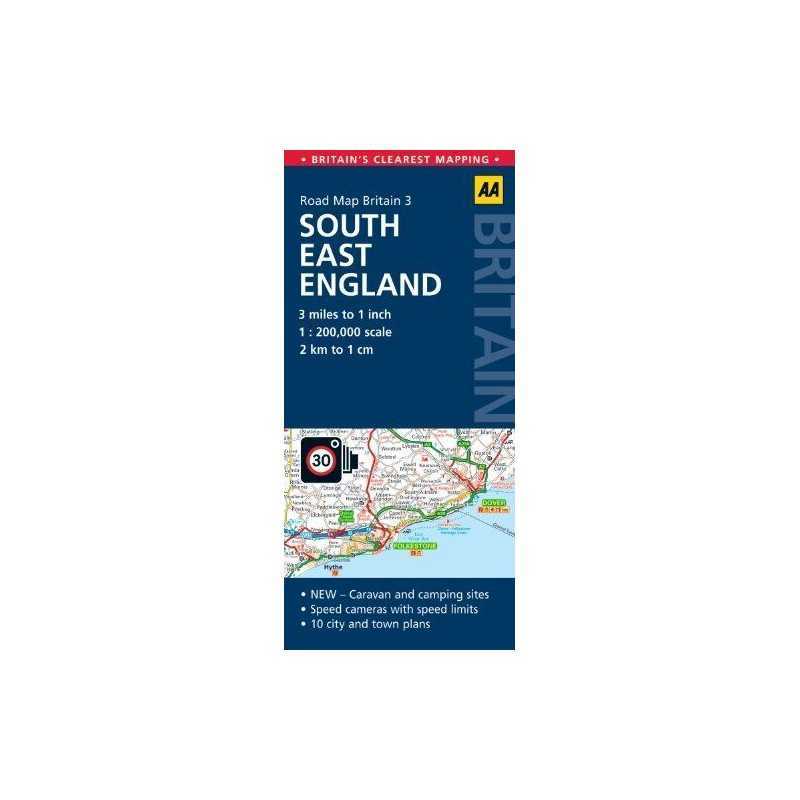 Road Map South East England (AA Road Map B... by AA Publishing Sheet map, folded