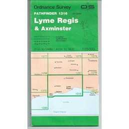 Pathfinder Maps: Lyme Regis and Axminste... by Ordnance Survey Sheet map, folded