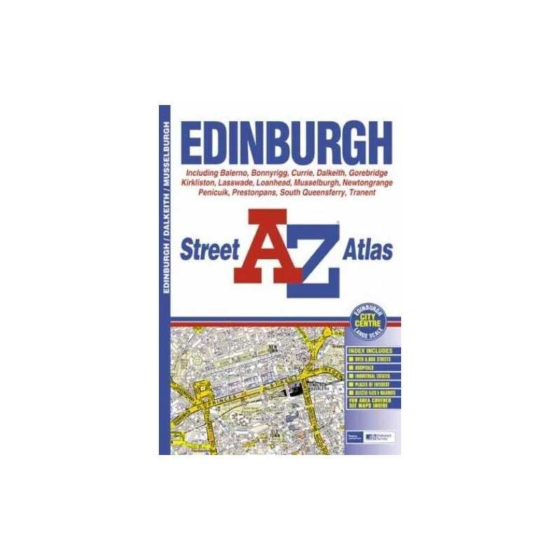 A-Z Edinburgh Street Atlas by Geographers A-Z Map Company Paperback Book The