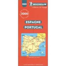 Spain and Portugal: No. 990 (Michel... by Michelin Travel Publ Sheet map, folded