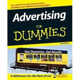 Advertising for Dummies 2nd Edition by Dahl, Gary R. Paperback Book