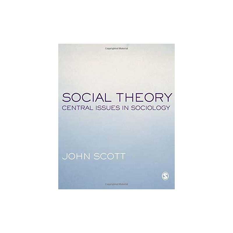 Social Theory: Central Issues in Sociology by John Scott Paperback Book The