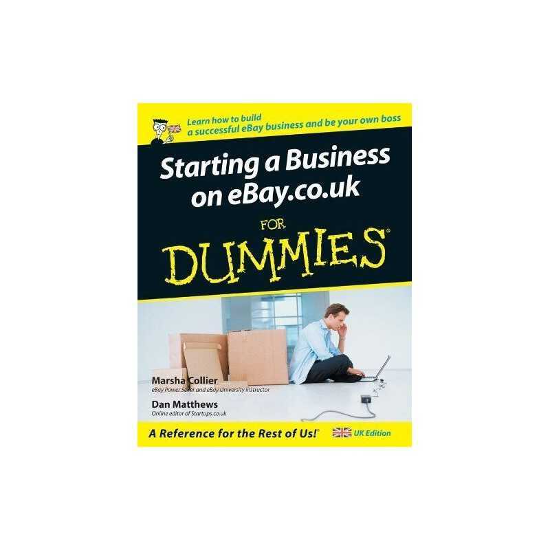 Starting a Business on eBay.co.uk For Dummies UK ... by Marsha Collier Paperback