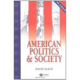 American Politics and Society by McKay, David Paperback Book