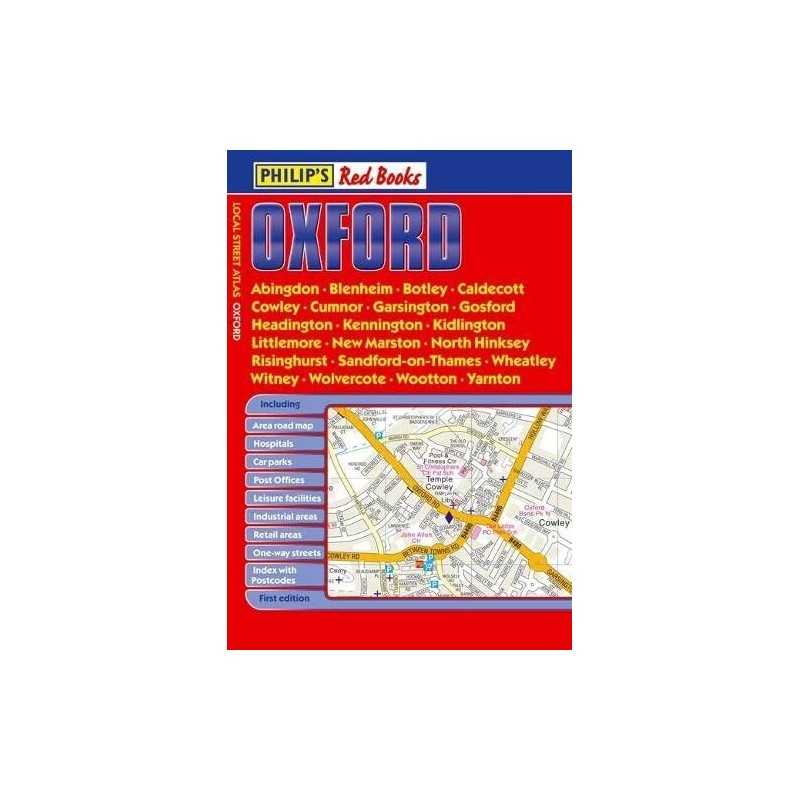 Philips Red Books Oxford (Red Book Street Atlas) Paperback Book  Fast