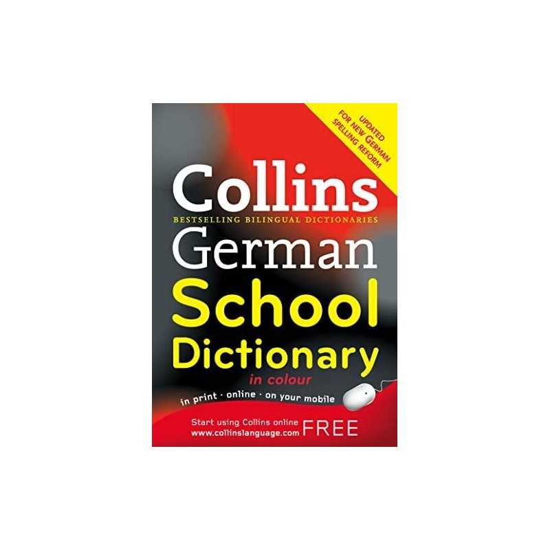 Collins German School Dictionary (Collins School) Paperback Book  Fast
