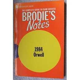 1984 Nineteen Eighty-Four: Brodies Notes by George Orwell Paperback Book The