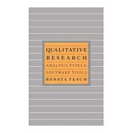 Qualitative Research: Analysis Types and Software by Tesch, Renata Paperback The