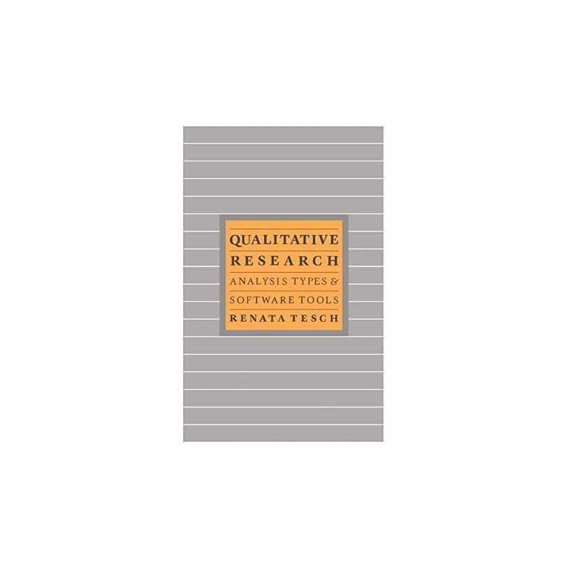 Qualitative Research: Analysis Types and Software by Tesch, Renata Paperback The
