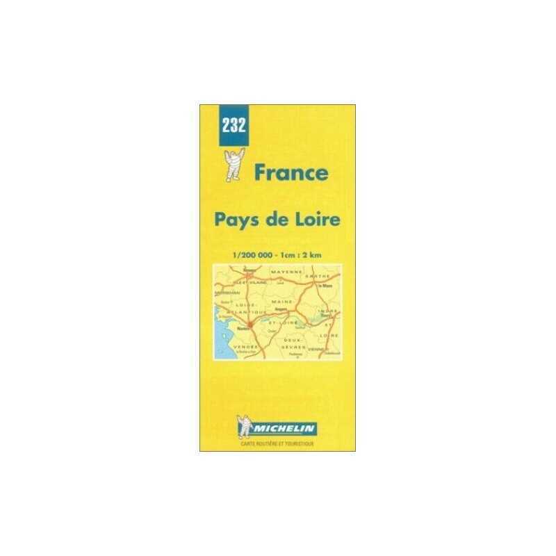 Michelin Map 232 France Pays De Loi... by Michelin Travel Publ Sheet map, folded
