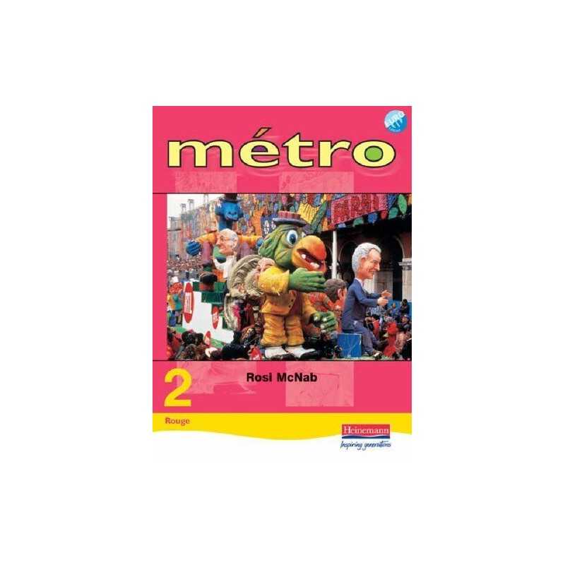 Metro 2 Rouge Pupil Book Euro Edition (Metro for 11-... by McNab, Rosi Paperback