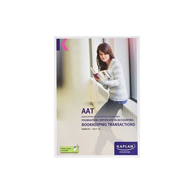 Bookkeeping Transactions - Exam Kit by Kaplan Publishing Book  Fast